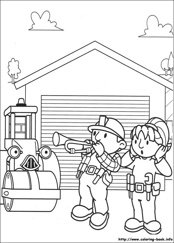 Bob the Builder coloring picture